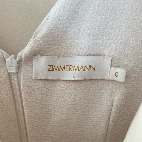Zimmermann Espionage Sleeveless Bow Dress in Pearl - Picture 9 of 10